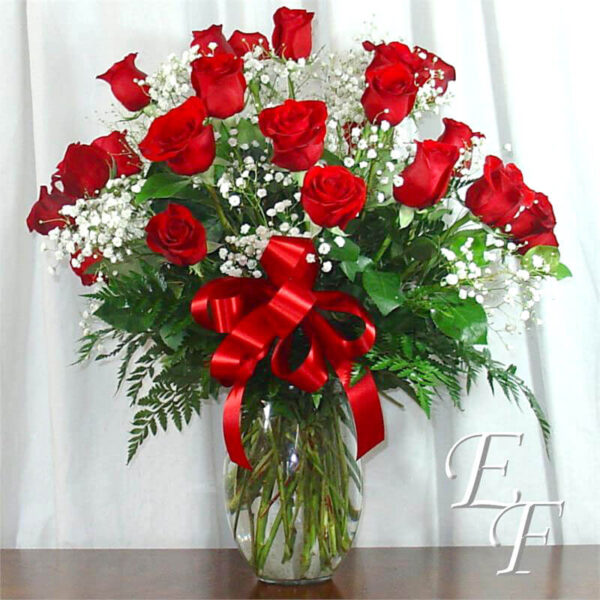 24 Red Roses Arranged EF-902