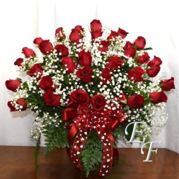 36 Red Roses Arranged EF-903