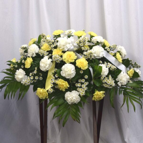 Carnation Sympathy Casket Spray EF-200