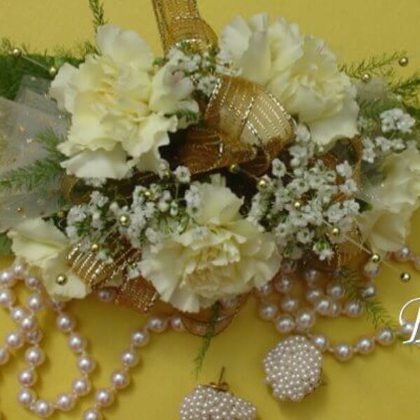 Yellow Miniature Carnation Corsage EF-808