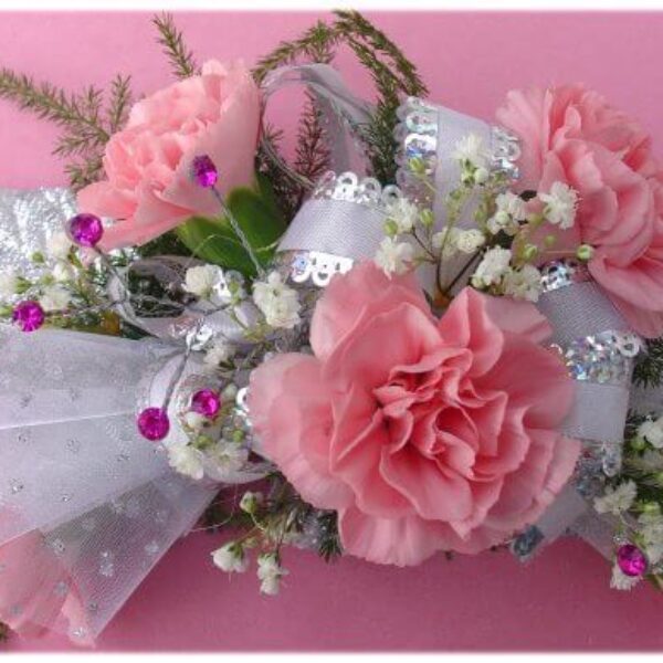Pink Miniature Carnation Corsage EF-810