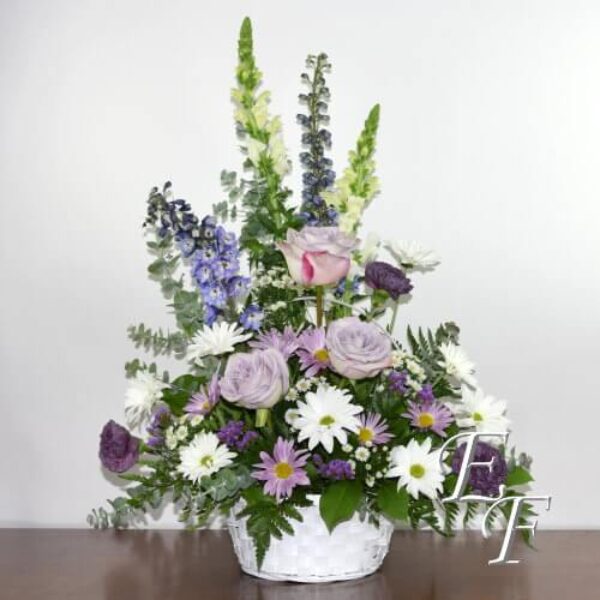 Lavender Blue Basket EF 216-3