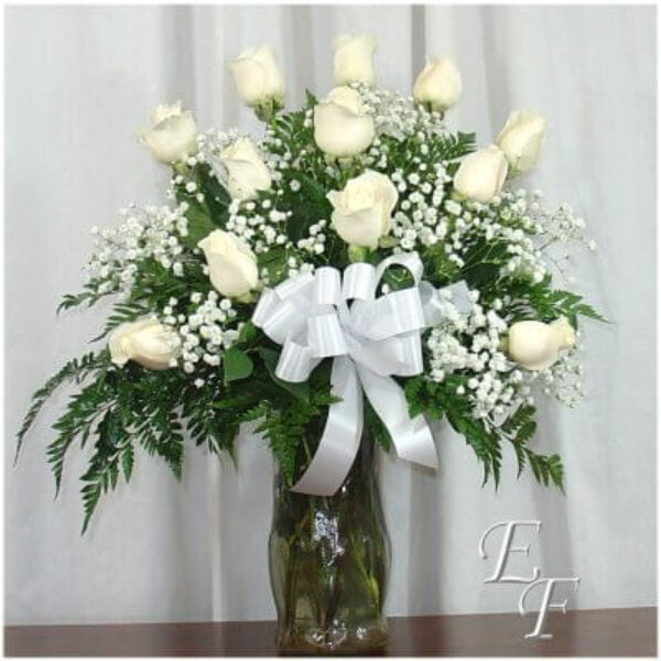 White Roses Arranged EF-906