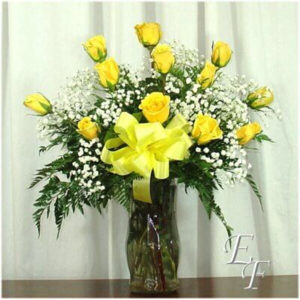 Yellow Roses Arranged EF-908