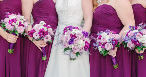 wedding-party-pink-purple