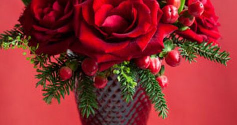 WInter Holiday Flower Bouquets