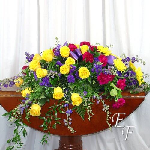 Warm Memories Casket Spray  EF-204
