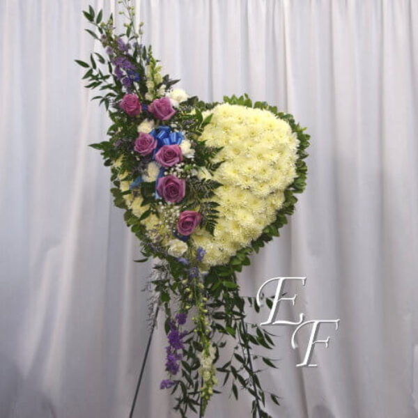 Lavender Blue Broken Heart EF 216-T1