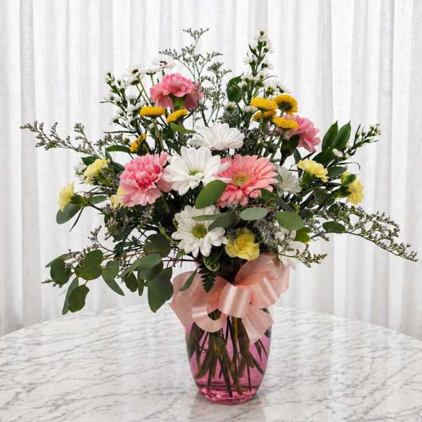 Pink Garden Vase