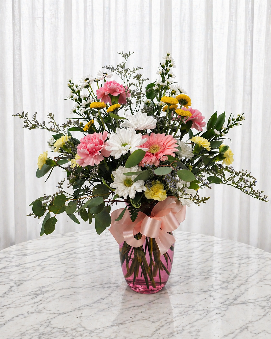Pink Garden Vase